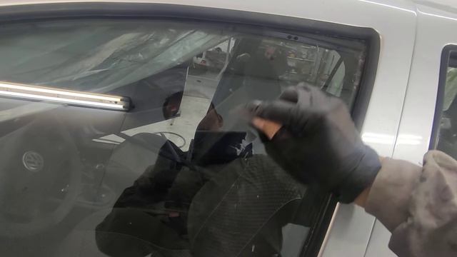 Как я убираю опыл краски со стекла
