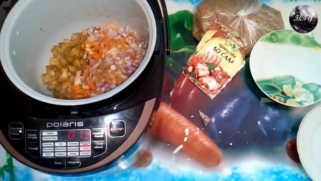Как приготовить гречку с мясом в мультиварке!