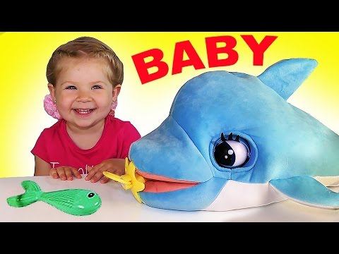 ✿ Дельфин БЛУ БЛУ Интерактивный Смешной и Милый малыш Blu Blu The Baby Dolphin unboxing new toys