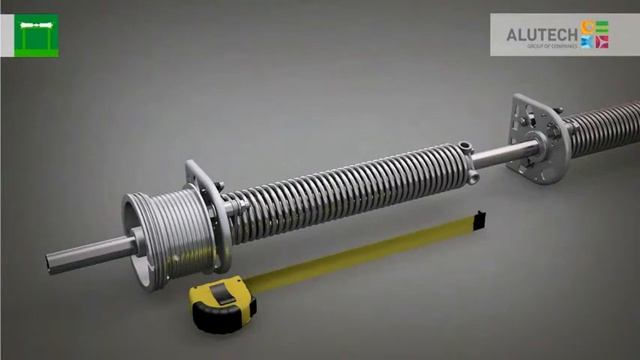 Монтаж ворот секционных с торсионными пружинами