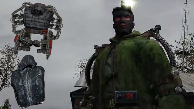 Броня из Экзоскелета и Плаща.. - STALKER Global War за Охотников #3