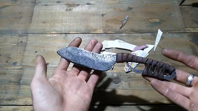 Кованый нож сталь 65г