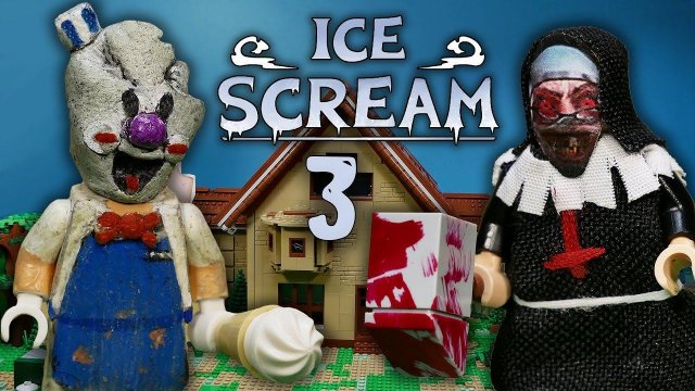 LEGO Мультфильм Мороженщик 3 - Horror Game Ice Scream 3
