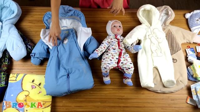 Как одеть новорожденного на прогулку осенью-весной в 0 +5 градусов