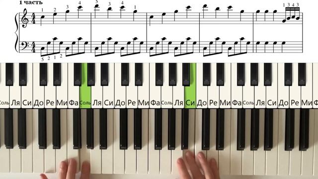 ХАТИКО. ? Очень красивая мелодия. Как играть на пианино