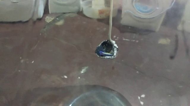 Окуривание бутыли серой перед заливкой вина