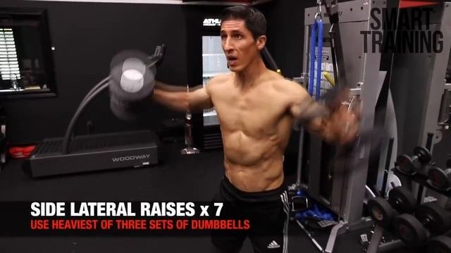 ТРЕНИРОВКА ПЛЕЧ С ГАНТЕЛЯМИ - два варианта | Джефф Кавальер