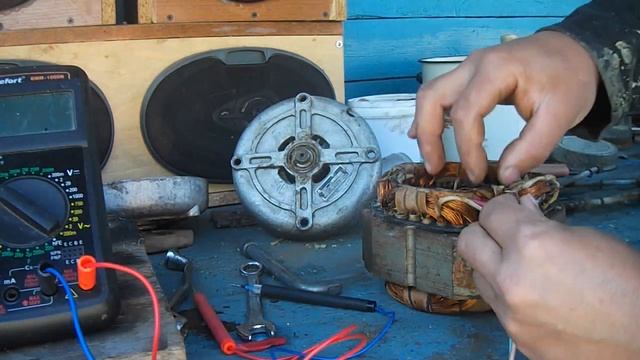 Как устроен асинхроный однофазный двигатель