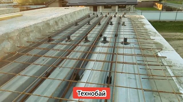 Монолитное перекрытие по профлисту своими руками