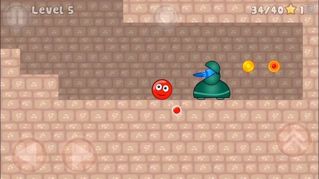 Новый КРАСНЫЙ ШАР #2. 4-6 УРОВНИ. Мультик ИГРА New Red Ball 2
