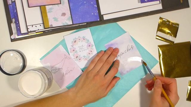 ★3 СПОСОБА фольгировать без ламинатора★ Тонерочувствительная фольга. Скрапбукинг.