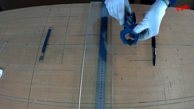 Как правильно резать толстое стекло How to cut a thick glass