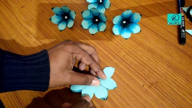 DIY 3D flower POP UP card Crafts-Handmade Craft