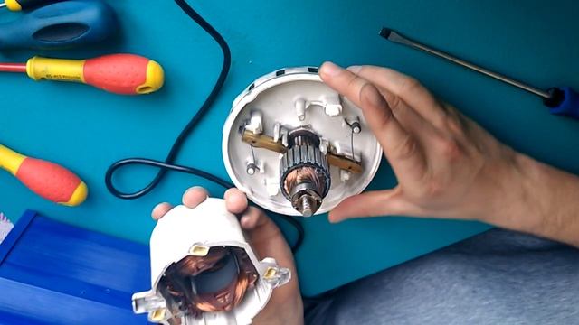 Разборка двигателя моющего пылесоса Zelmer Aquawelt 919.0 ST