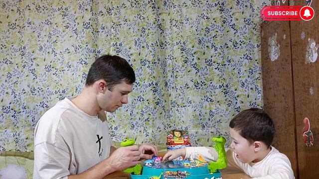 Настольная игра дуэль Динозавры | Лучшие настольные игры Босс и Братан