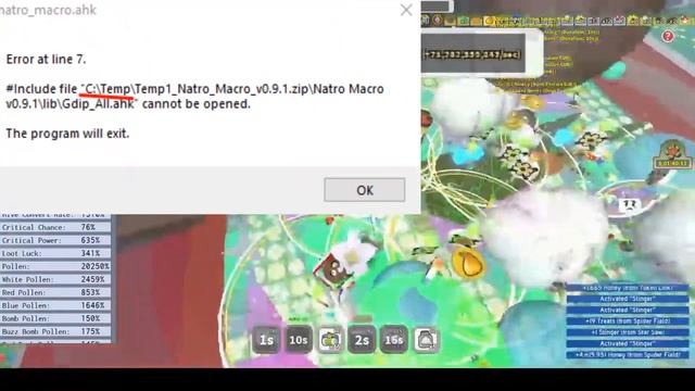 Как установить Natro Macro. Как исправлять ошибки/bee swarm simulator