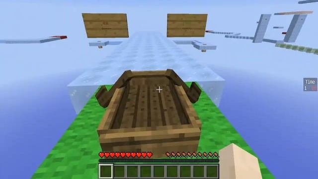 Ледяные трассы для лодки #2 [Прохождение Карты] - Minecraft