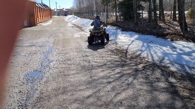 заводим квадрик после зимы