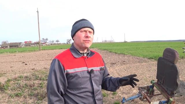 Как пахать на китайском мотоблоке с помощью самодельного адаптера