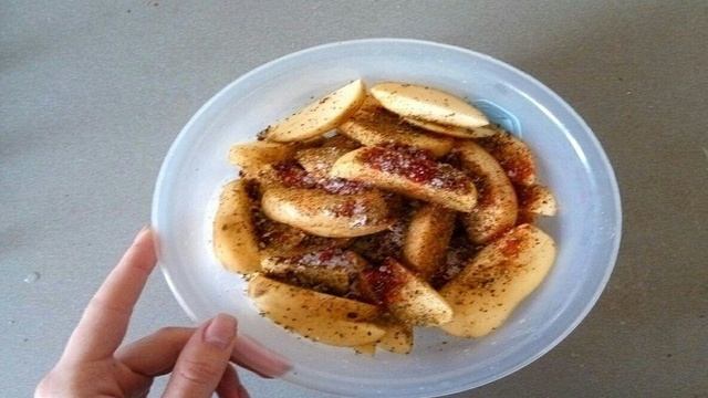 Картошка по-деревенски c грибами
