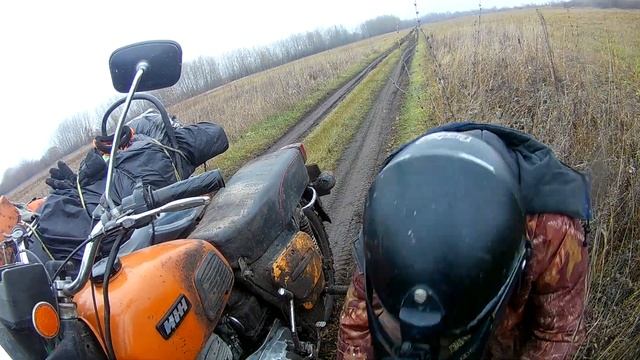 Чапаевские луга. Ноябрь. р.Сарма. Часть 2.