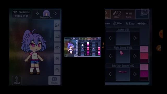 Показывою как делать беременный живот в гача клуб