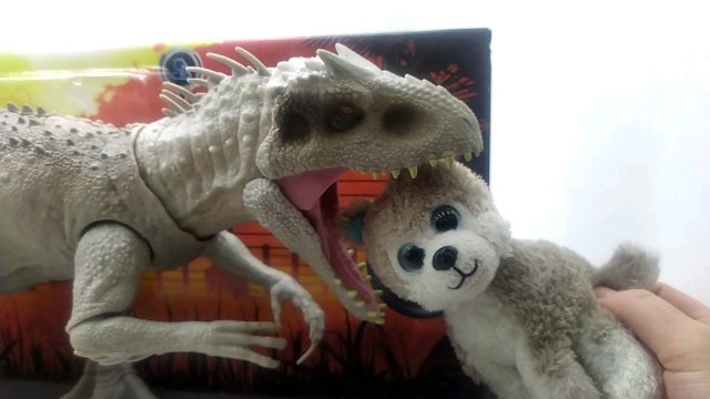 Индоминус Рекс и щенок Митя! Обзор игрушки Мир Юрского периода Indominus Rex Jurassic World GCT95