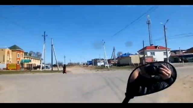 Воротынец. Поездка на скутере по улицам поселка. Часть I.