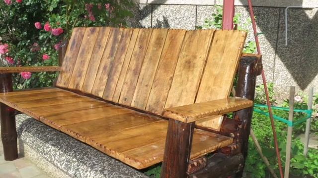 70 вариантов садовых скамеек для уютного сада