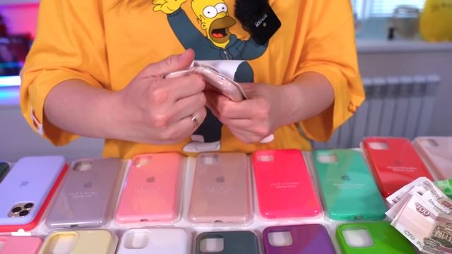 ДЕНЕЖНЫЕ Айфон ЧЕХЛЫ за 100000 РУБ! КУПИЛА 100 ШТУК! СКОЛЬКО ДЕНЕГ Я Нашла?