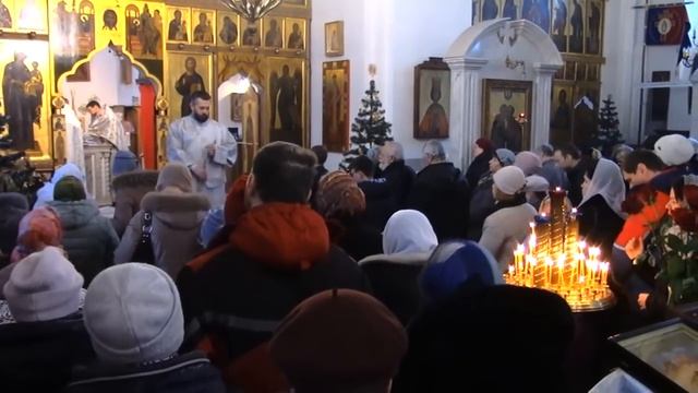 13 января 2019 года воскресенье. Отдание праздника Рождества Христова -  Литургия