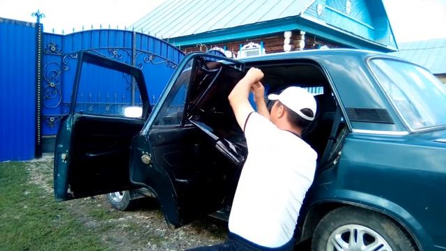 Ваз-2107. Тонировка задних боковых стекол . Мой первый опыт .