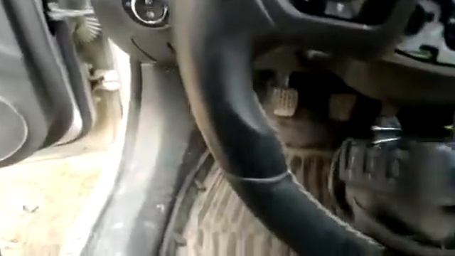 самостоятельное снятие руля с шевроле круз 2010 года