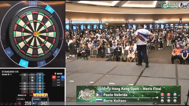 Дартс Международный турнир по дартс ADA Гонконг 3 5 11 2023