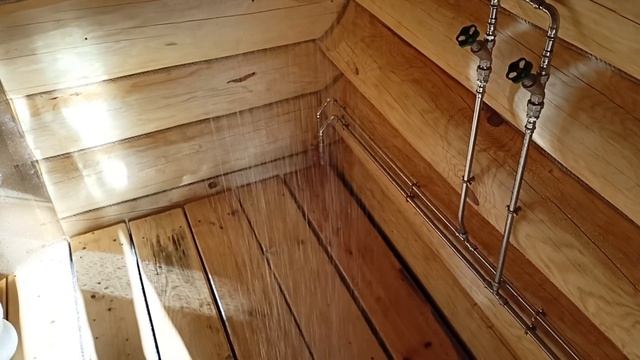 Круглогодичное водоснабжение в неотапливаемой бане. #водоснабжение