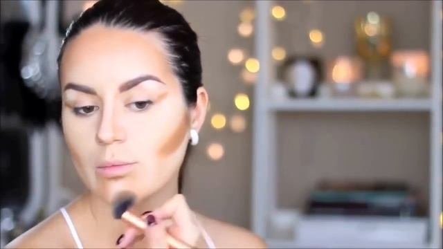 Уроки мейк ап❀♡Как сделать идеальный контур лица Коррекция лица ❀♡ Смотри⏩