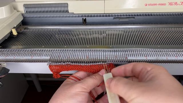 Идеальный ПОДГИБ на вязальной машине