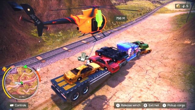Trying To Load Wrecked Cars On Maximus Trailer | Off The Road Unleashed Nintendo Switch Gameplay HD