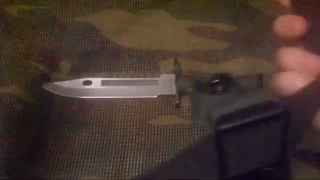 Обзор китайской копии штык ножа М9 Барракуда,и мое мнение о холодном оружии вообще.