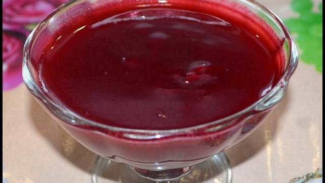 Клюквенный соус к мясу - пикантный и очень вкусный соус.