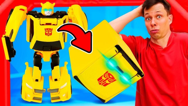 Строим летний домик для трансформеров! Игрушки для мальчиков и трансформеры в видео для детей