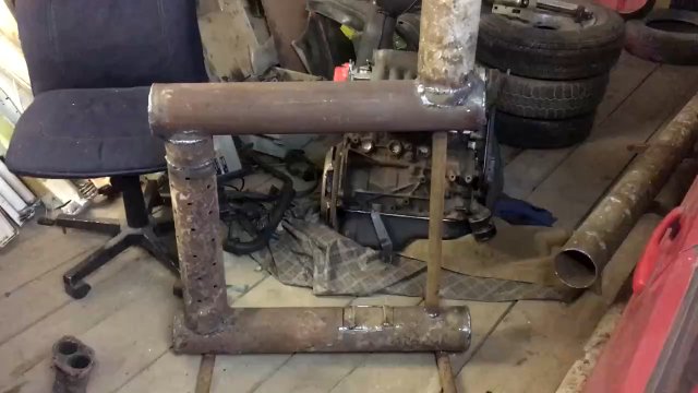 Печь на отработке