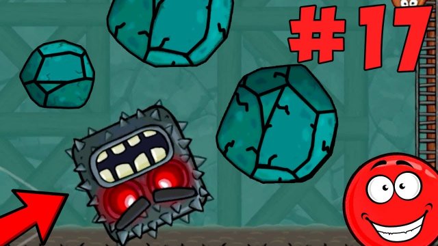 Красный шарик спасает подругу от черного шарика 17 серия Мультик игра