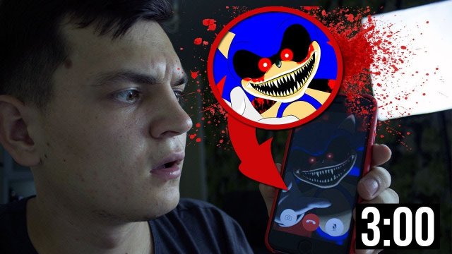 ЗВОНЮ СОНИК УБИЙЦА В 3 ЧАСА НОЧИ! СТРАШНЫЙ SONIC.EXE (НЕ СМОТРЕТЬ НА НОЧЬ!)