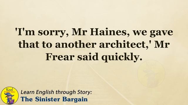 Learn English through Story - Level 3 – The Sinister Bargain