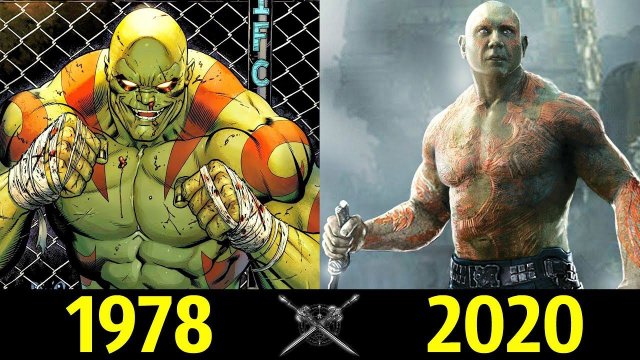 Дракс Разрушитель - Эволюция (1978 - 2020) ! Все Появления !