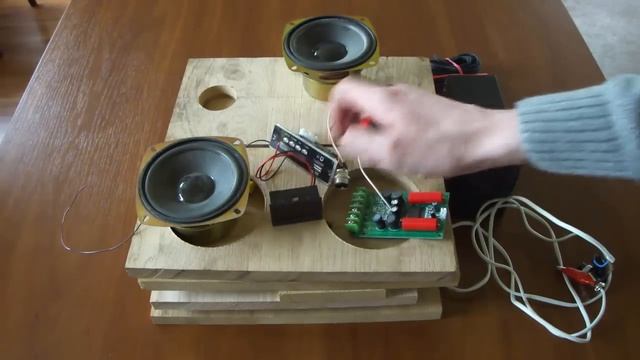 Самодельная портативная колонка 12 В 40 Ват