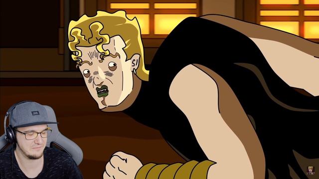 БИЗАРНАЯ ЗАРУБА ДИО И ДЖОТАРО ► ДЖО ДЖО часть 2 / анимация ЖОЖО / Запомни Меня | Реакция