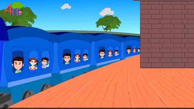 Семья пальчиков-поездов -Train Finger Family in Russian