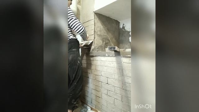 Как сделать декоративные кирпичи на печке. Полный ЭТАП ПРЕОБРАЖЕНИЯ